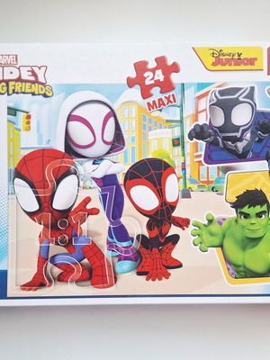 Trefl Spidey and His Amazing Friends Maxi Puzzle 24 pieces like new