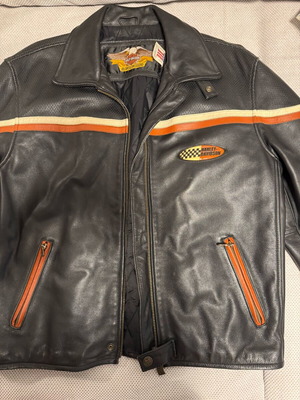 Original Vintage ανδρικό δερμάτινο μπουφάν Harley Davidson.