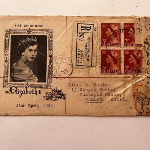 Australia First Day Cover 1953 used