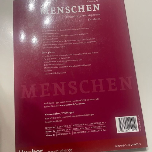 German Language Book used