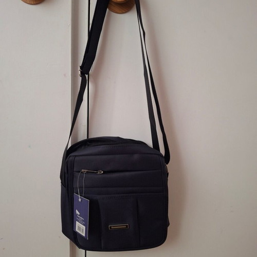 Men's shoulder bag with crossbody strap blue new