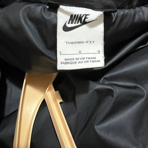 Nike puffer jacket, black, size L