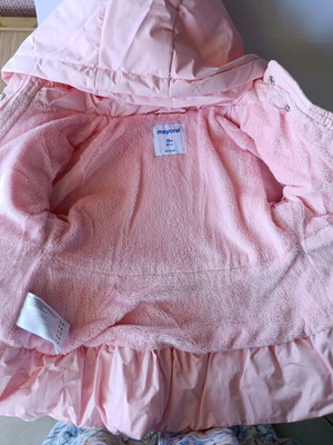 Mayoral jacket 18 months 86cm like new, pink, very warm