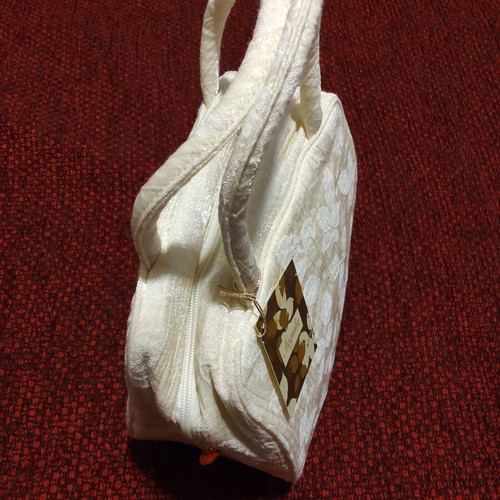 Box bag white ivory handbag new with tag