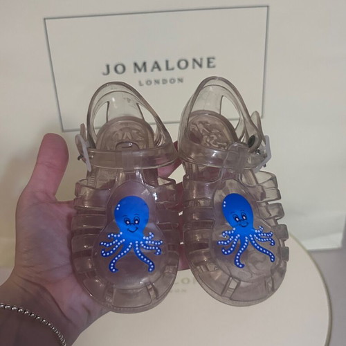 Lelli Kelly jelly unisex kids sandals size 23 like new, blue octopus design