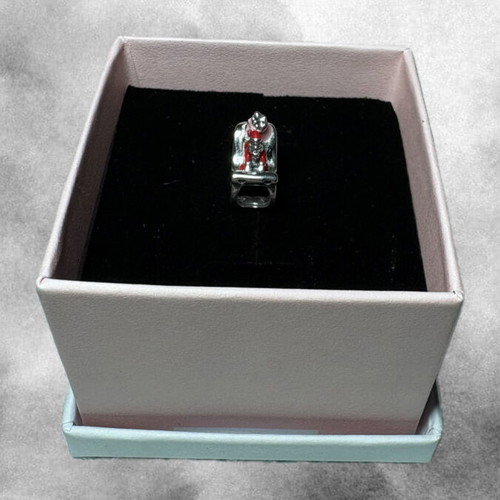 Pandora Christmas Sleigh Charm new, sterling silver with multicolor enamel