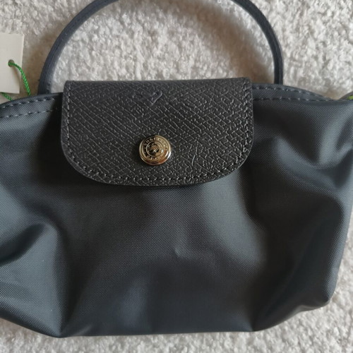 Longchamp Le Pliage pouch mini bag, graphite