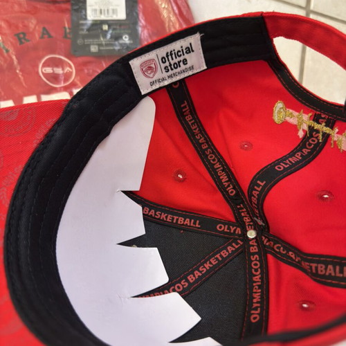 Olympiacos BC Tech GSA XL Training Shirt and 100 Years Collectible Cap new authentic