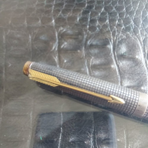 Parker 75 Ciselé vintage silver 925 pen like new with 14K nib