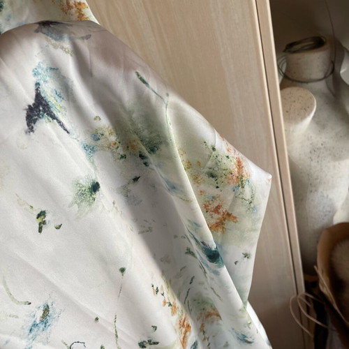 Zara satin dress new, size S, white