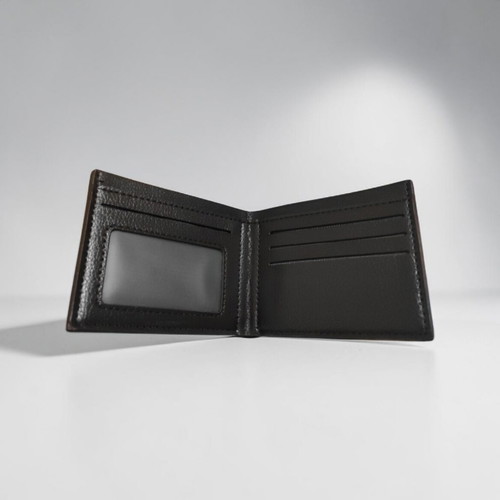 Wallet with printed Christogram IC XC NIKA like new, black