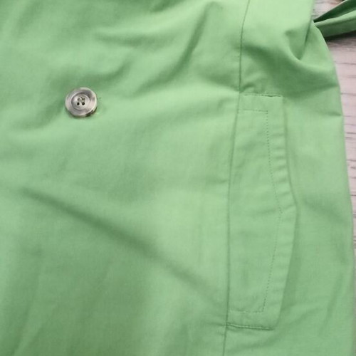 Benetton women's trench coat used green size S