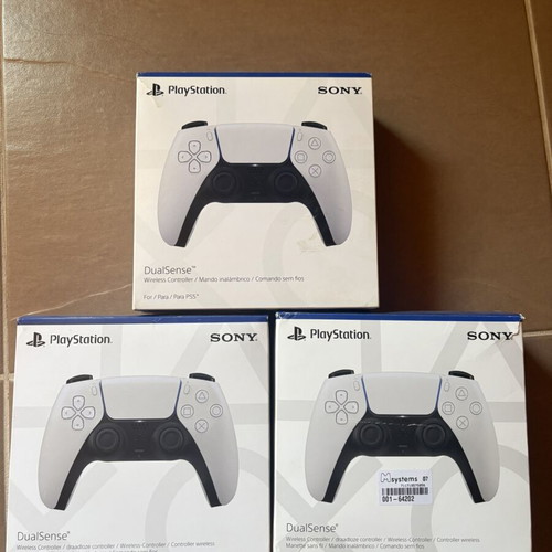 PlayStation 5 Pro 2TB with 3 DualSense controllers, Logitech G29 wheel, Disc Drive