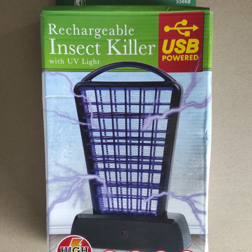 Rechargeable electric insect killer UV like new with USB power