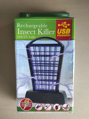 Rechargeable electric insect killer UV like new with USB power