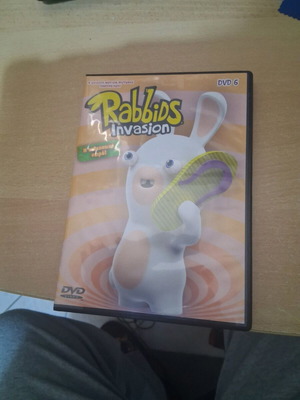Rabbids Invasion DVD used, dubbed in Greek