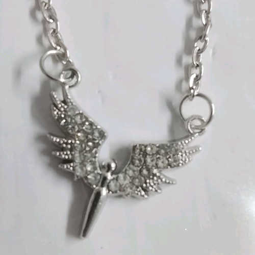 Child's Angel Necklace new, silver