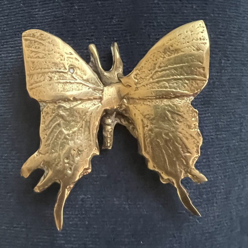 Decorative Butterfly from Collection of Solid Brass Items like new