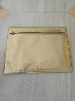 Givenchy pouch like new, gold