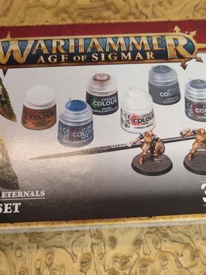 Games Workshop Warhammer комплект за рисуване Stormcast Eternals с 3 миниатюри
