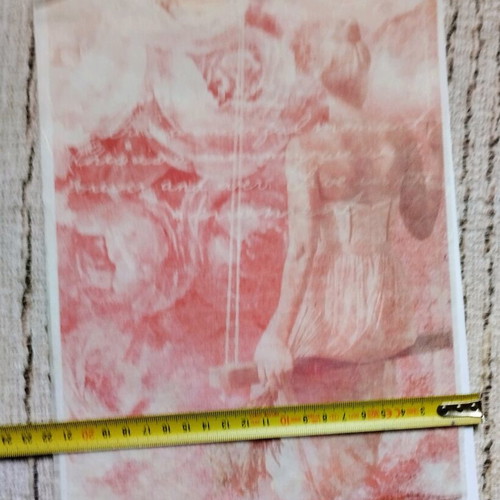Rice paper for decoupage new 19.5 cm x 30 cm