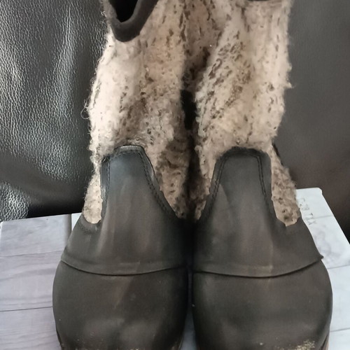 Bunker leather ankle boots used, size 39
