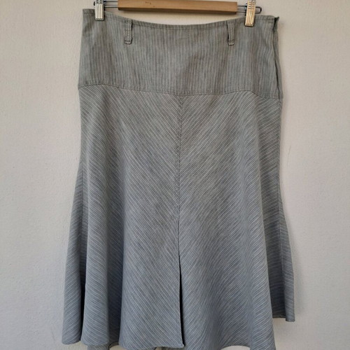Sisley suit XL like new, jacket and skirt, gray