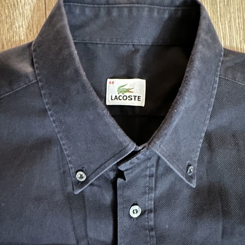 Lacoste shirt size XL, black
