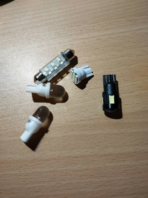 Led lamps like new, various designs