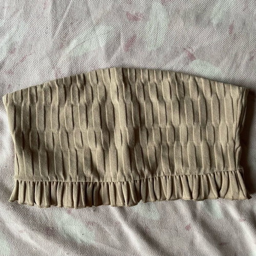 Zara light brown boho top M like new