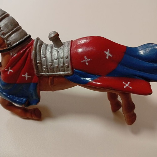 Plastoy Medieval Knights Horse figure used, PVC