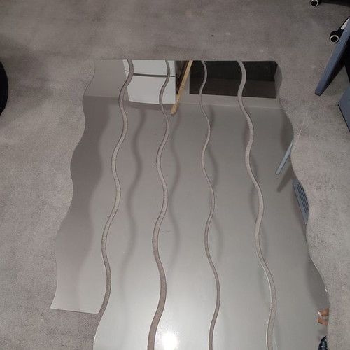 Ikea mirror used, dimensions per panel 1.60x20