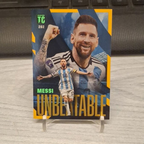 Panini Top Class 2023 Unbeatable Gold Lionel Messi Card new