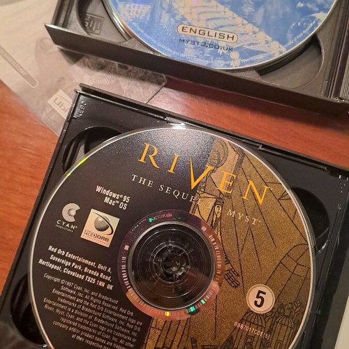 Exile Myst 3+ Riven collector's edition like new pack for PC