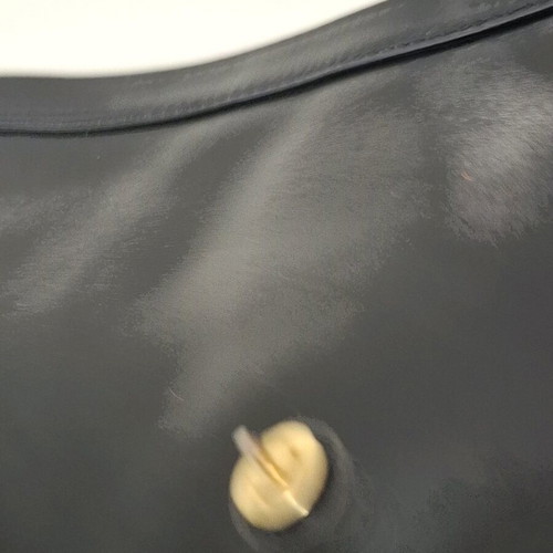 Τσάντα ώμου Gucci vintage μαύρη δερμάτινη μεταχειρισμένη σε καλή κατάσταση