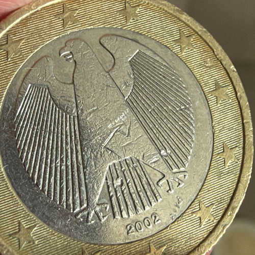 Germany Euro Coin Collection used, 48 pieces 2, 1 and 0.50 euro