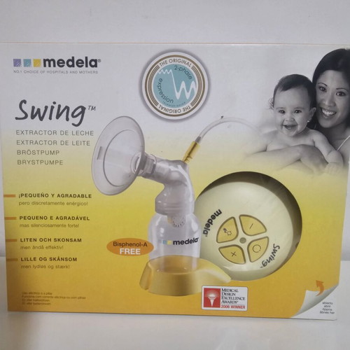 Medela Swing electric breast pump used, BPA-free, 2-phase technology