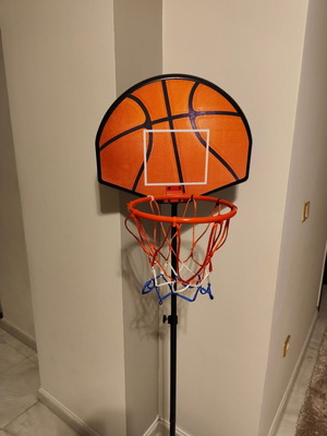 Children's Basketball Hoop Used With Adjustable Height And Base