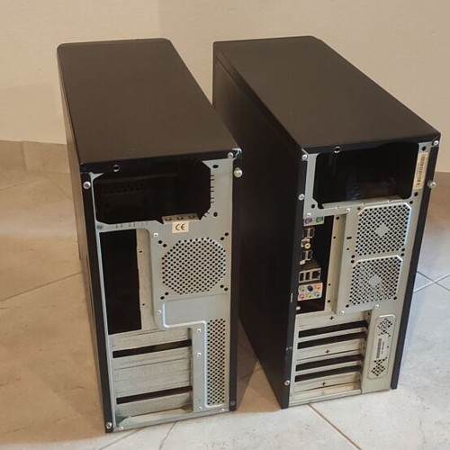 Computer cases used, set of 2 pieces