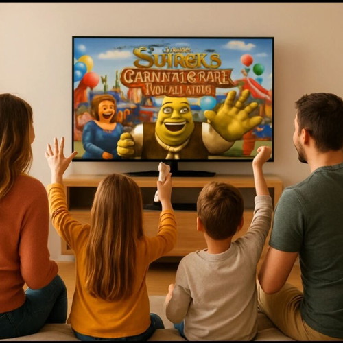 Shrek’s Carnival Craze Party Games Nintendo Wii like new