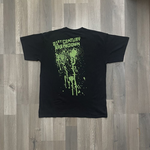 Green Day 21 Century Breakdown Album Promo T-Shirt used, Fruit of the Loom, size L