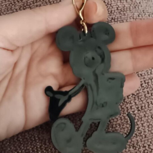 Keychain new with Mickey black and red