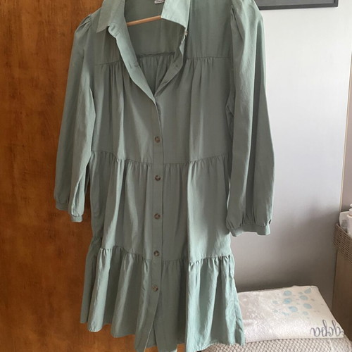 Reserved summer dress used, turquoise, size M