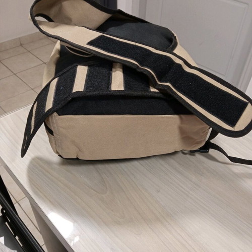 Crossbody bag new, black, durable material for cyclists