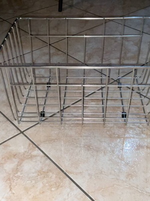 Elleci ACI01307 καλάθι νεροχύτη κουζίνας, inox