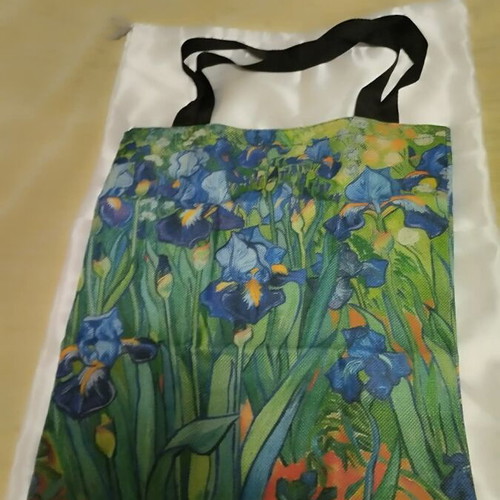 Irides Fabric Shoulder Bag new, blue multicolor