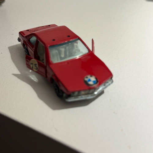 Polistil BMW 3 Series E21 Racing Model Car used, metal doors open
