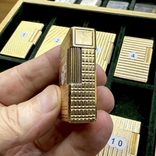 Dupont N7 gold lighter used, vintage