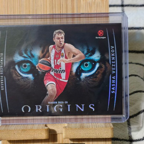 2025-26 Panini Origins Euroleague Sasha Vezenkov Tiger Eyes SSP near mint
