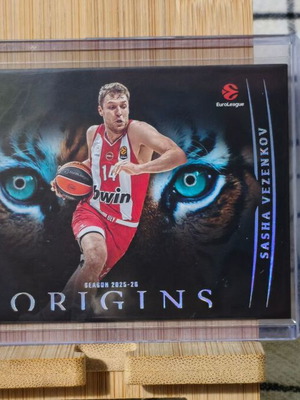 2025-26 Panini Origins Euroleague Sasha Vezenkov Tiger Eyes SSP near mint